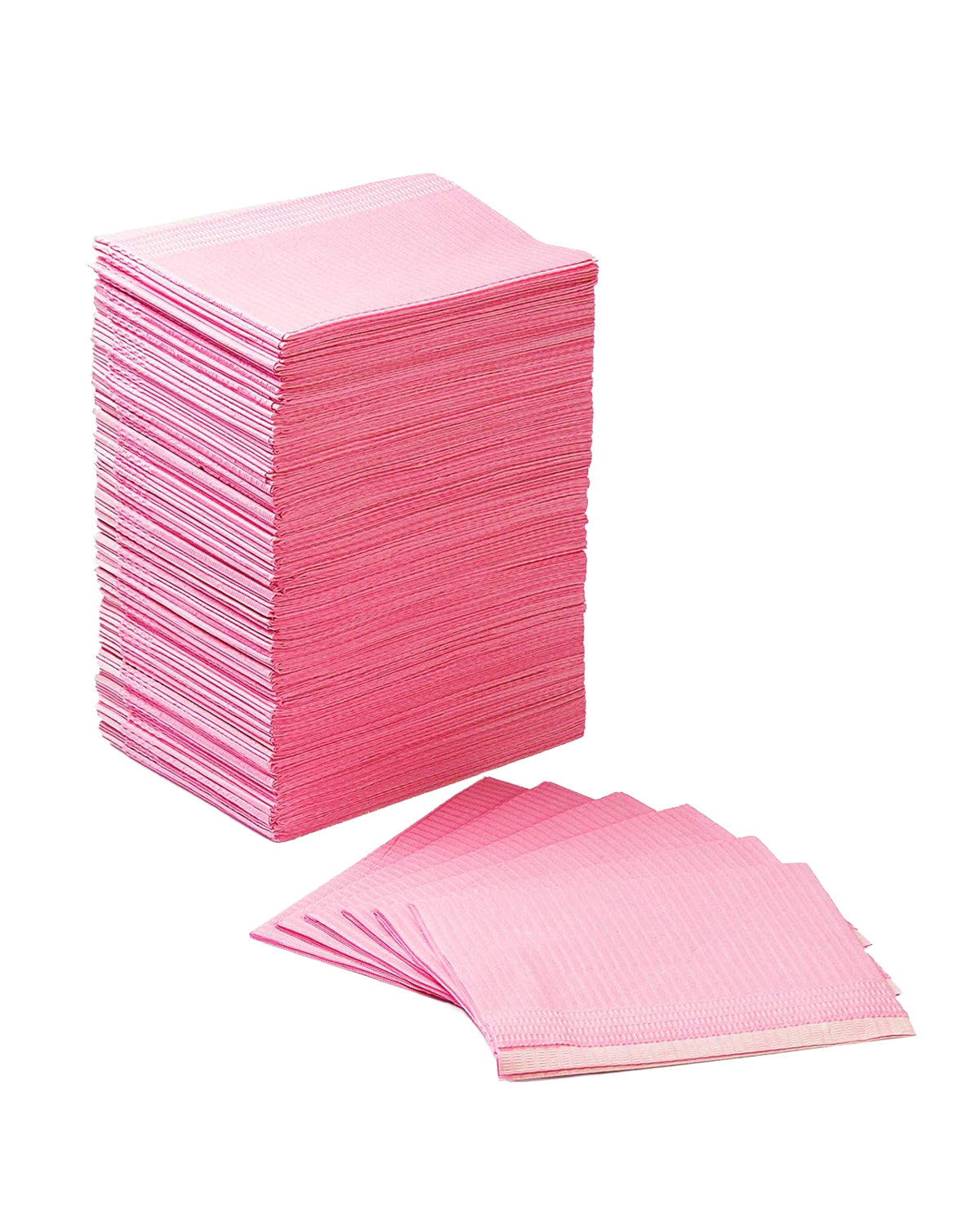 Pink Disposable Bibs