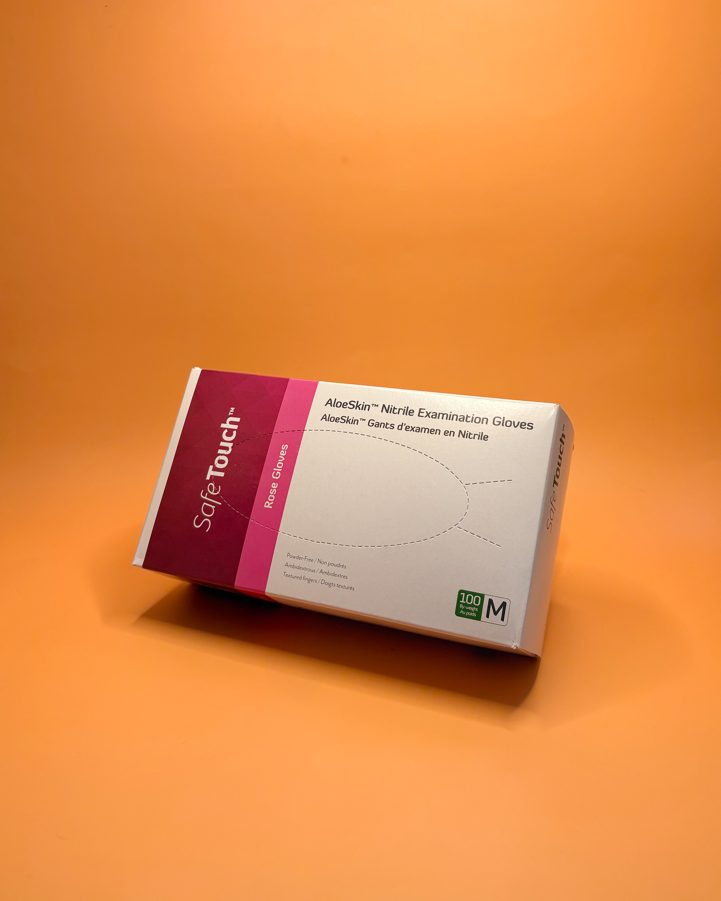 AloeSkin Nitrile Rose Gloves