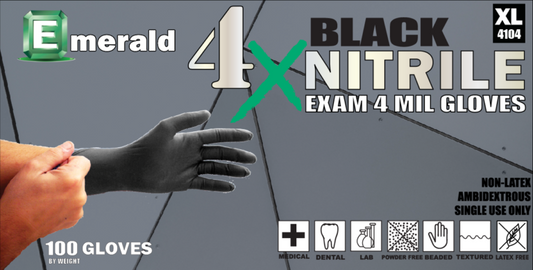 Emerald: 4x Nitrile Gloves