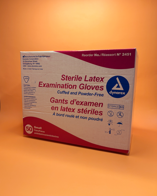 Dynarex: Sterile Latex Gloves
